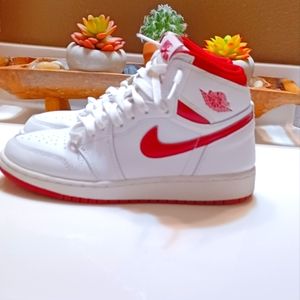 Nike air jordan 1 high retro og white/varsity red